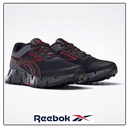 كفش ريباك ورزشي مردانه مدل Reebok Zig Dynamica 2 Adventure Shoes 'Black / Vector Red' HQ9136